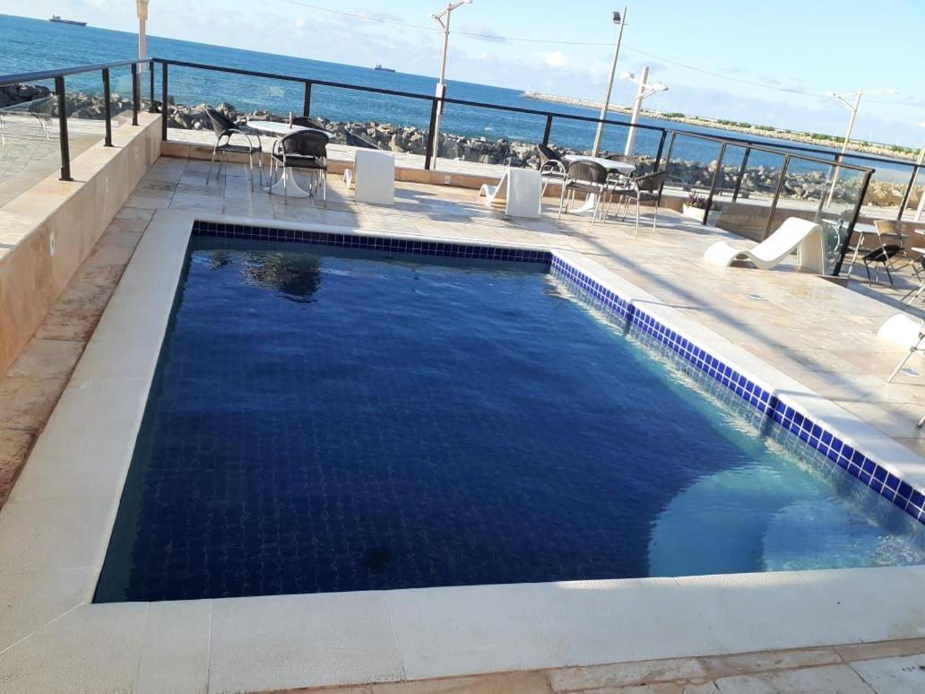 605 Flat Mobiliado Com Vista Lateral Mar Na Praia De Iracema Com Ventilador Форталеза Екстер'єр фото